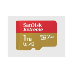 SanDisk Extreme microSDXC 1TB 190MB/s - High-Speed Performance for Endless Storage Solutions!